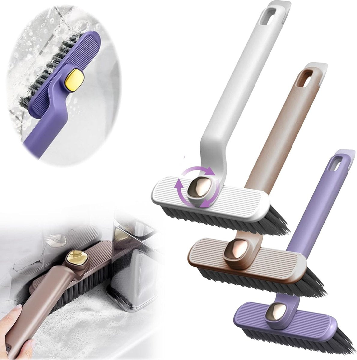 Crevice Cleaning Brushes (Pack of 3)