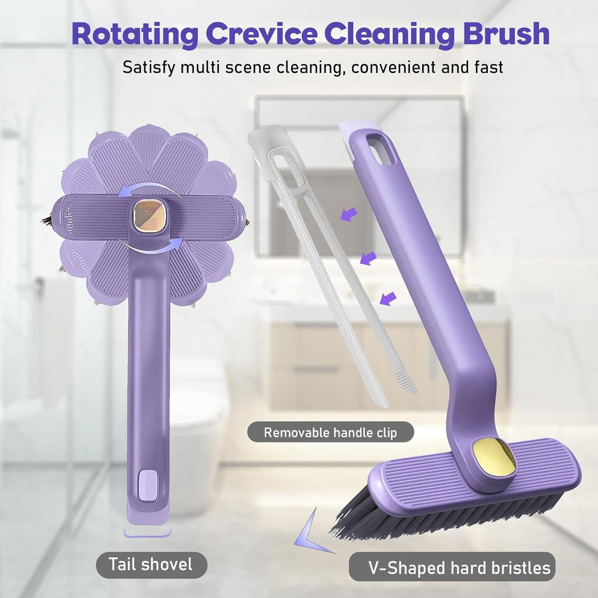 Crevice Cleaning Brushes (Pack of 3)