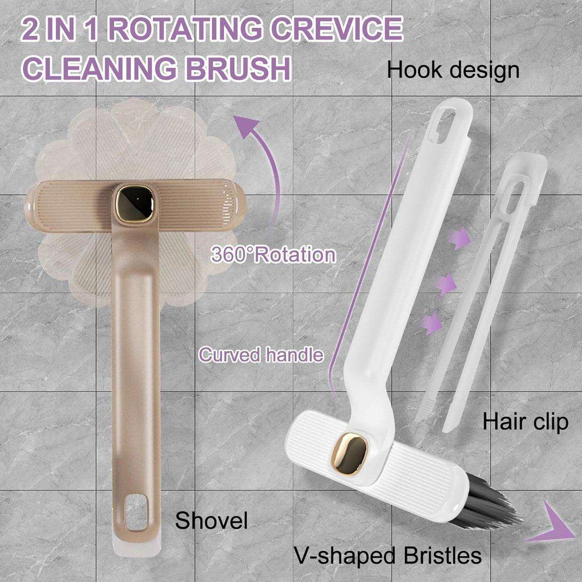 Crevice Cleaning Brushes (Pack of 3)