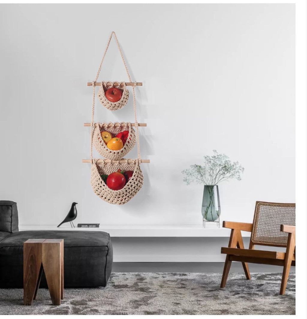 3-Tier Hanging Fruit Basket