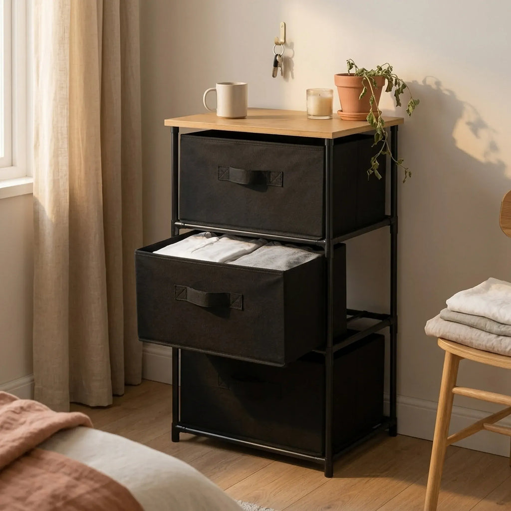 3-Drawer Storage Dresser
