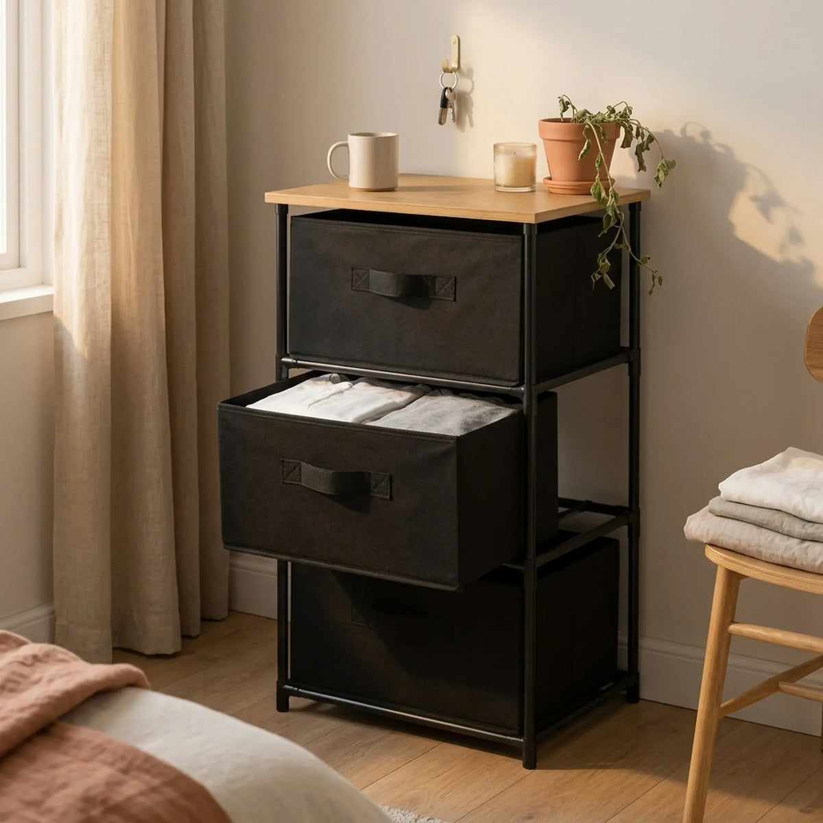 3-Drawer Storage Dresser