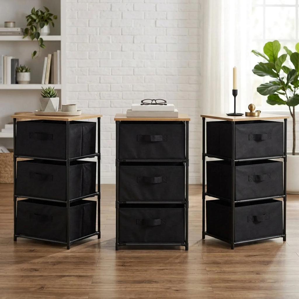 3-Drawer Storage Dresser