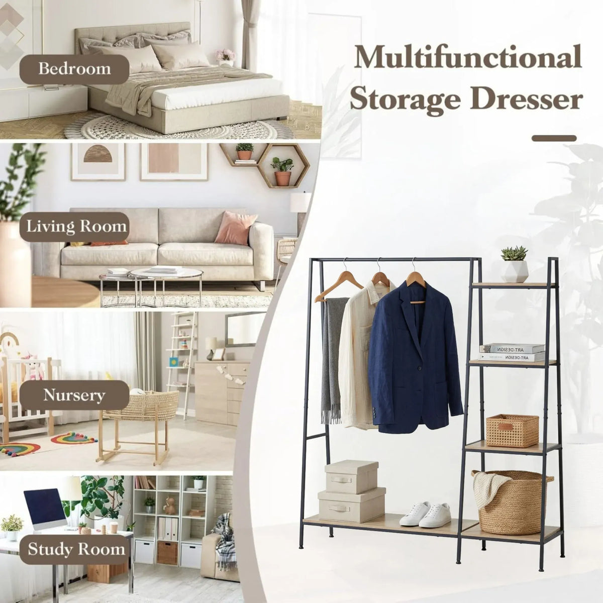 Open Garment Rack