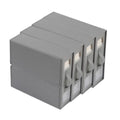 Fabric Storage Boxes (Pack of 4) – Grey