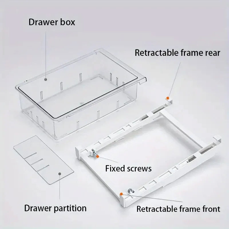 Fridge Storage Drawers (Pack of 2)