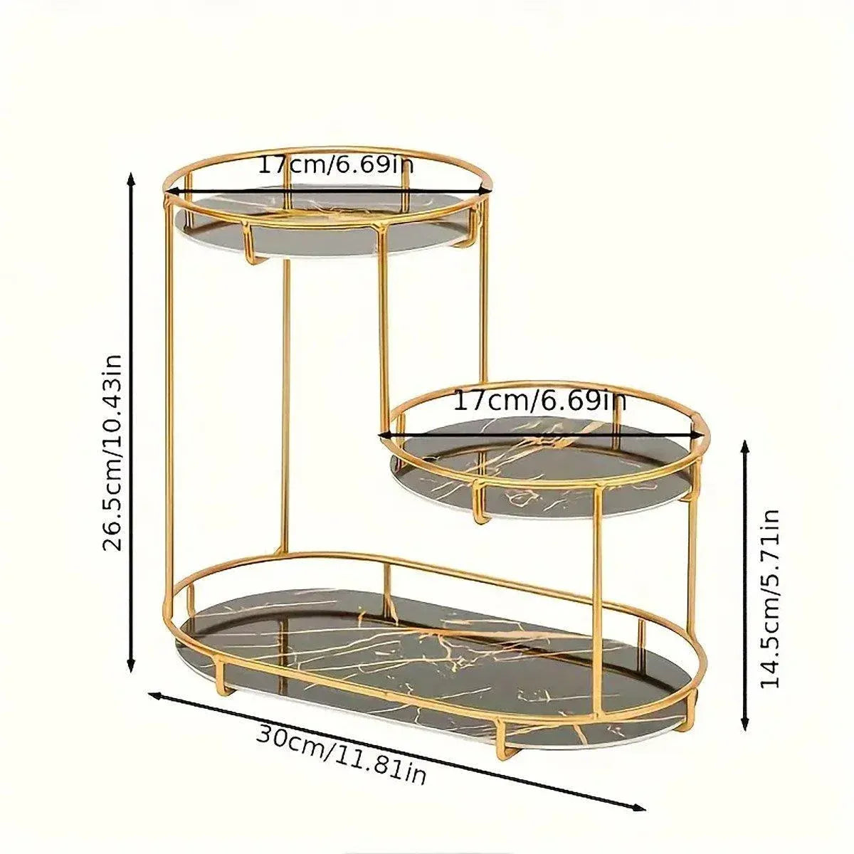 Round Tiered Storage Rack