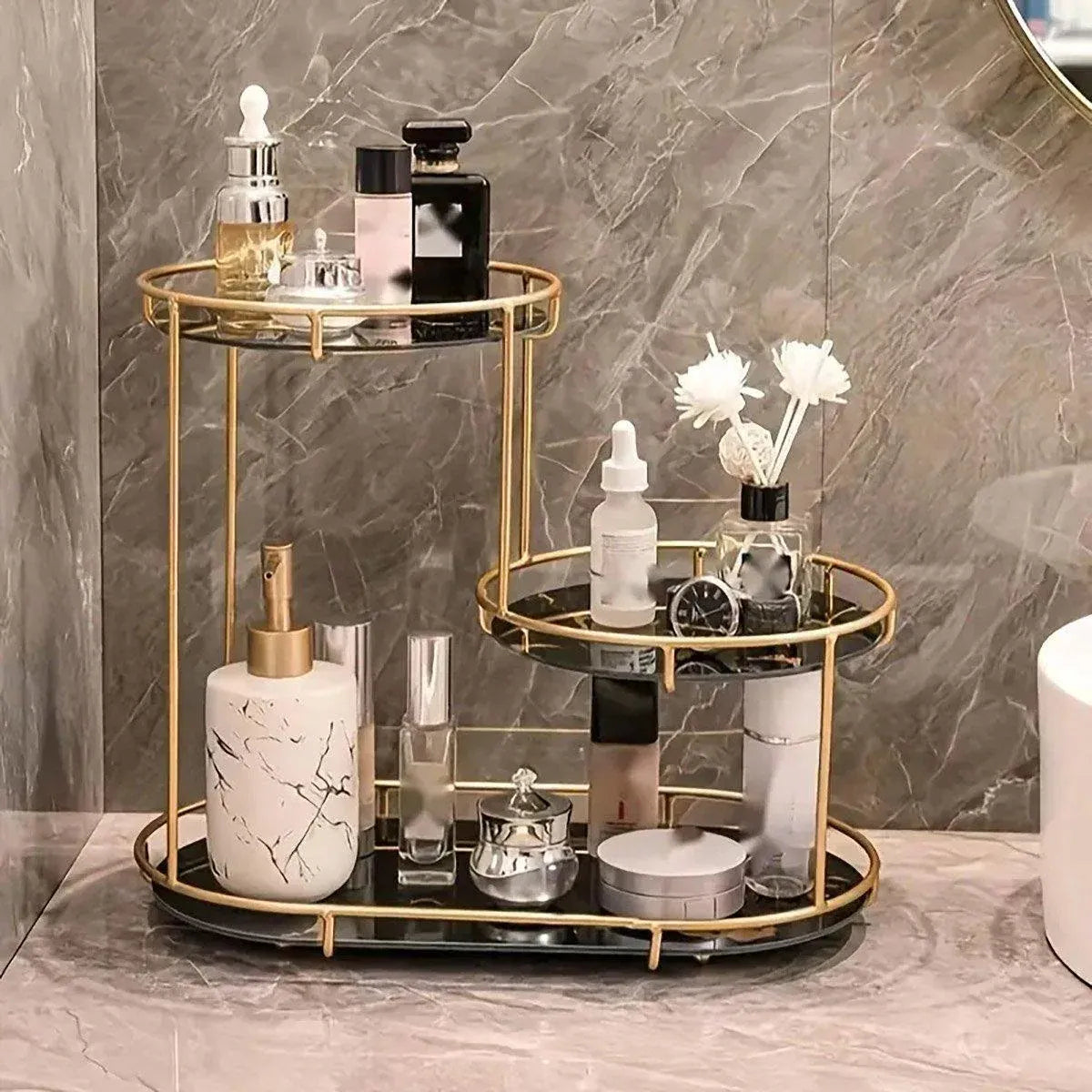 Round Tiered Storage Rack