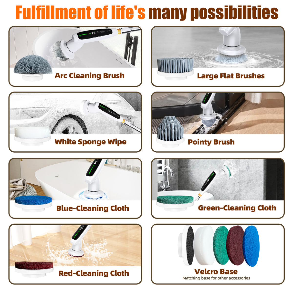 Cordless Spin Scrubber