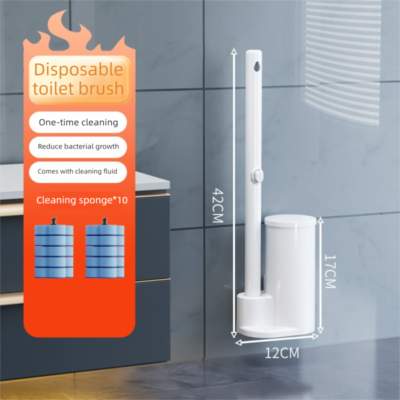 Disposable Toilet Brush Set