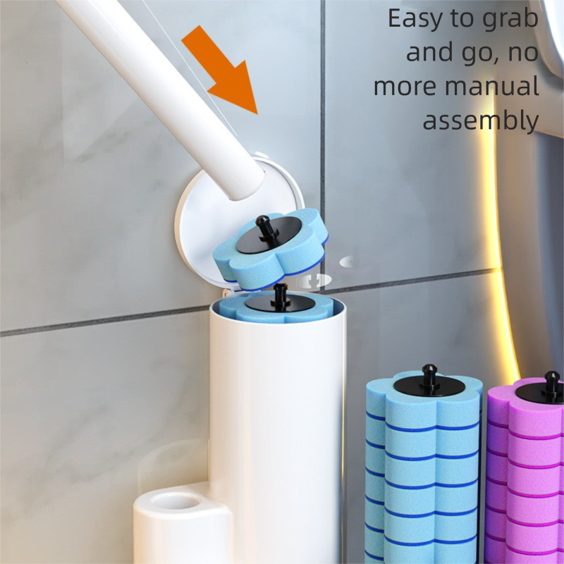 Disposable Toilet Brush Set