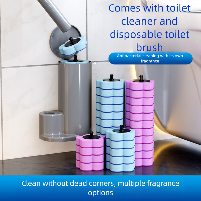 Disposable Toilet Brush Set