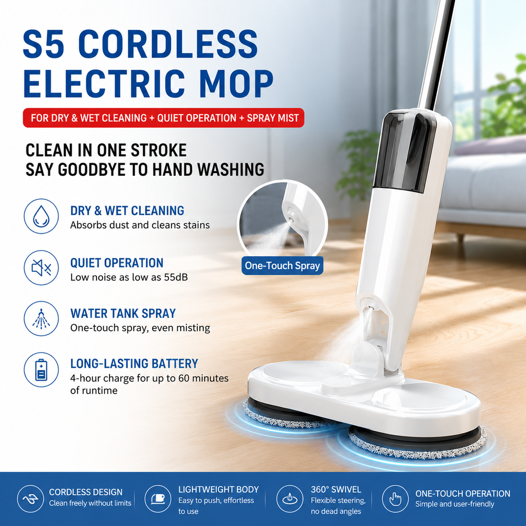 Cordless Spin Mop