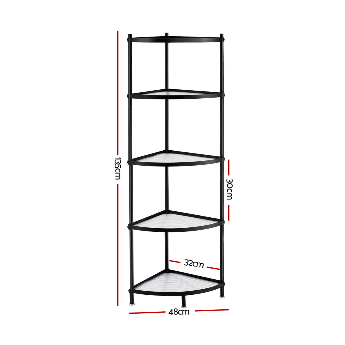 5-Tier Corner Kitchen Shelf